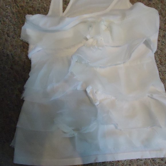 White Abercrombie Tank - Picture 5 of 10
